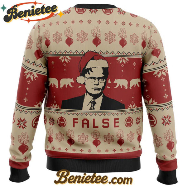 False The Office Ugly Christmas Sweater