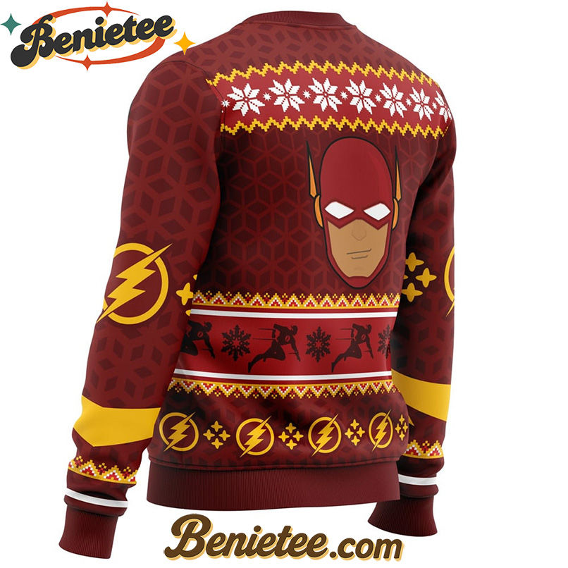 Fast Christmas The Flash DC Comics Ugly Christmas Sweater