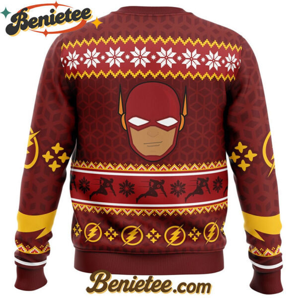 Fast Christmas The Flash DC Comics Ugly Christmas Sweater