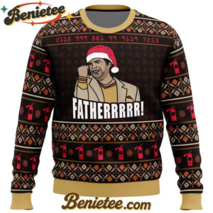 Fatherrrr The IT Crowd Ugly Christmas Sweater