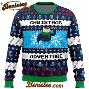 Finn Christmas Adventure Time Ugly Christmas Sweater