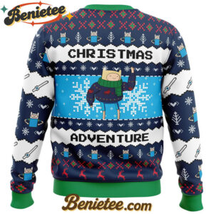 Finn Christmas Adventure Time Ugly Christmas Sweater