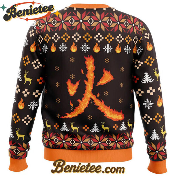 Fire Rengoku Demon Slayer Christmas Sweater