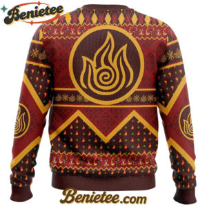 Firebender Avatar the Last Airbender Ugly Christmas Sweater