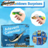 Fishing Advent Calendar 2025 (Limited Edition) -A Daily Surprise of Premium Fishing Treasures, Christmas Countdown Advent Calendar Gift Box with 24 Acrylic Ornaments
