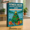 Fitness Decor Advent Calendar 2025, Christmas Countdown Advent Calendar Gift Box with 24 Acrylic Ornaments