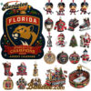 Florida Panthers Advent Calendar, Christmas Countdown Advent Calendar Gift Box with 24 Acrylic Ornaments