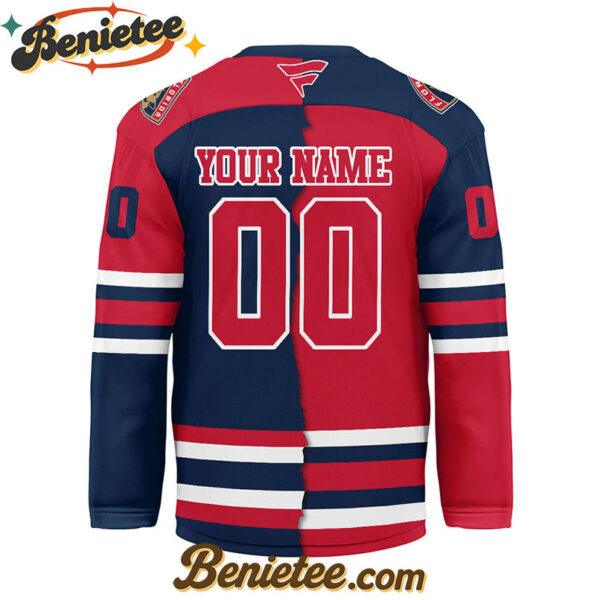 Florida Panthers - Premium NHL Personalized Split Color Hockey Jersey