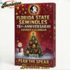 Florida State Seminoles 78th Anniversary Advent Calendar 2025, Christmas Countdown Advent Calendar Gift Box with 24 Acrylic Ornaments