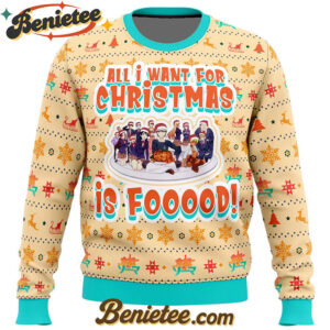 Food Wars Culinary Academy Ugly Christmas Sweater