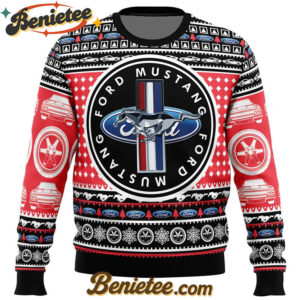 Ford Mustang Ugly Christmas Sweater