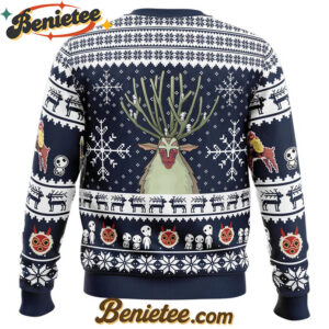 Forest Spirit Princess Mononoke Ugly Christmas Sweater