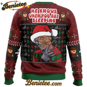 Fred Claws Christmas Freddy Krueger Ugly Christmas Sweater