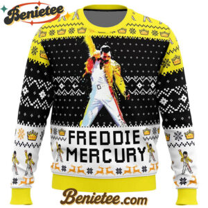 Freddie Mercury Queen Ugly Christmas Sweater