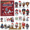Fresno State Bulldogs 104th Anniversary Advent Calendar, Christmas Countdown Advent Calendar Gift Box with 24 Acrylic Ornaments