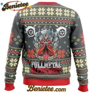 Fullmetal Alchemist Alt Ugly Christmas Sweater