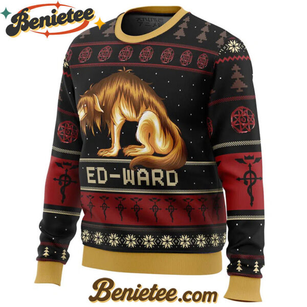 Fullmetal Alchemist Chimera Nina Tucker Ed-ward Ugly Christmas Sweater