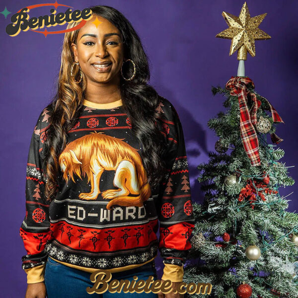 Fullmetal Alchemist Chimera Nina Tucker Ed-ward Ugly Christmas Sweater