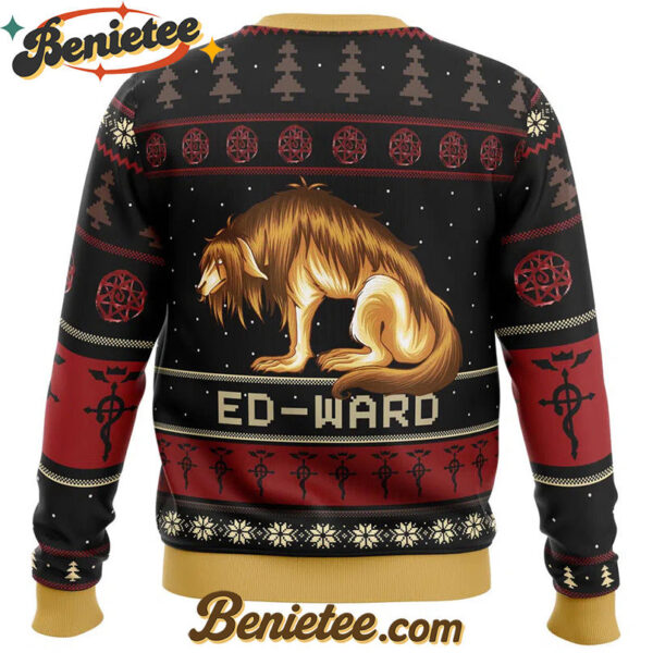 Fullmetal Alchemist Chimera Nina Tucker Ed-ward Ugly Christmas Sweater