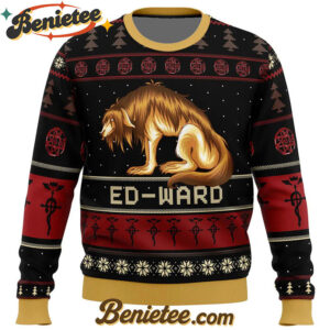 Fullmetal Alchemist Chimera Nina Tucker Ed-ward Ugly Christmas Sweater