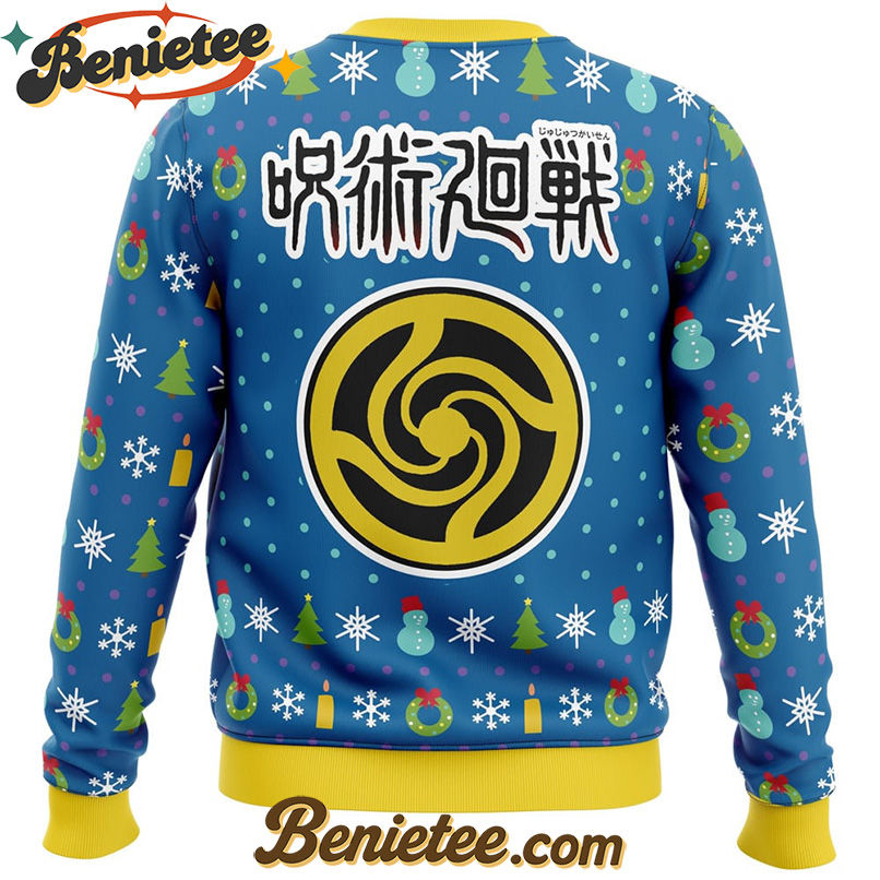 Fun Walk Jujutsu Kaisen Ugly Christmas Sweater