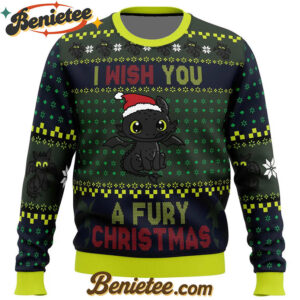 Fury Christmas Toothless Ugly Christmas Sweater