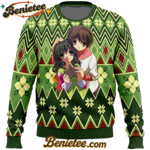 Fuuko and Kouko Christmas Clannad Ugly Christmas Sweater