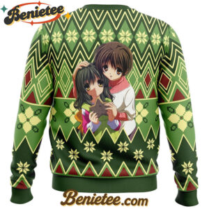 Fuuko and Kouko Christmas Clannad Ugly Christmas Sweater