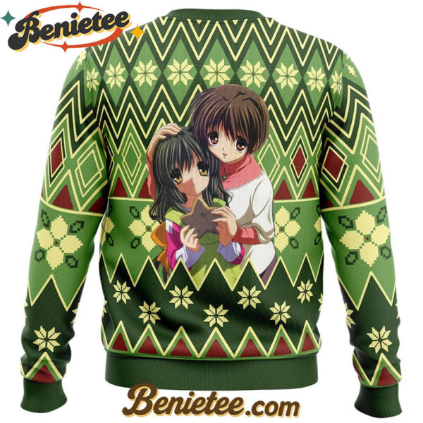 Fuuko and Kouko Christmas Clannad Ugly Christmas Sweater