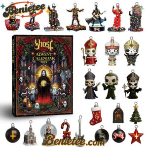 GHB Premium Advent Calendar 2025 CHRISTMAS GIFT, CHRISTMAS IDEA, Christmas Countdown Advent Calendar Gift Box with 24 Acrylic Ornaments