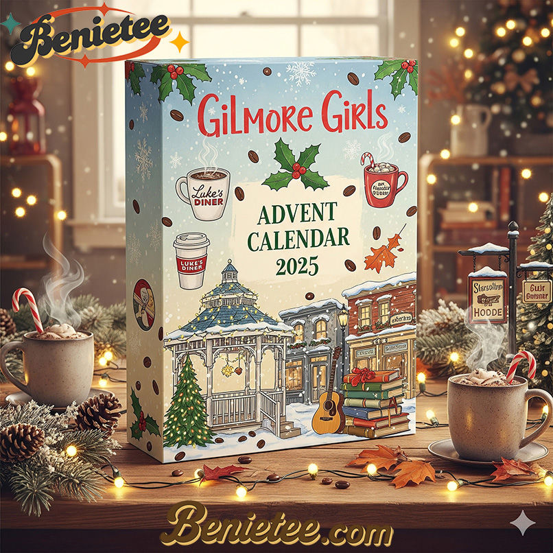 Gilmore Girls Premium Advent Calendar 2025 CHRISTMAS GIFT, CHRISTMAS IDEA, Christmas Countdown Advent Calendar Gift Box with 24 Acrylic Ornaments