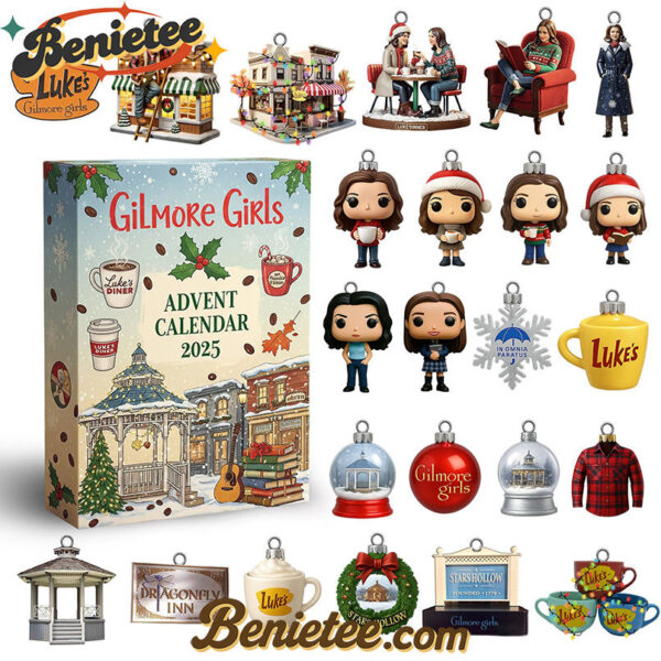 GMG Premium Advent Calendar 2025 CHRISTMAS GIFT, CHRISTMAS IDEA, Christmas Countdown Advent Calendar Gift Box with 24 Acrylic Ornaments