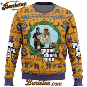 GTA Grand Theft Auto Ugly Christmas Sweater