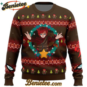 Gaara Shippuden Ugly Christmas Sweater