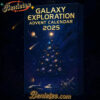 Galaxy Exploration Advent Calendar 2025, Christmas Countdown Advent Calendar Gift Box with 24 Acrylic Ornaments