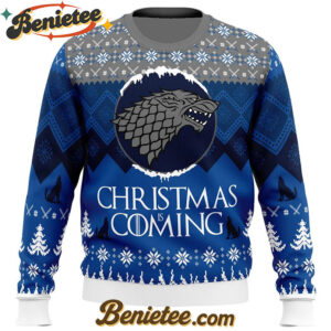 Game of Thrones Christmas is Coming Ugly Christmas Sweater