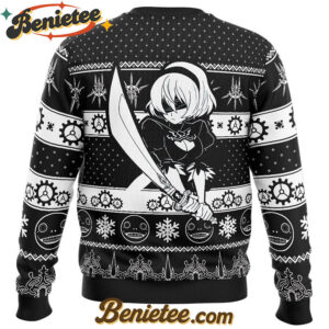 Game of Yorha Nier Automata Ugly Christmas Sweater