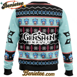 Ganyu Genshin Impact Ugly Christmas Sweater