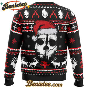Ghost Call of Duty Ugly Christmas Sweater