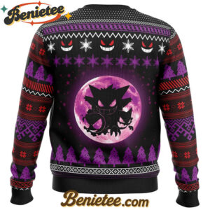 Ghost Trio Pokemon Ugly Christmas Sweater