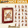 Gingerbread couple Christmas Arrival Holiday Calendar Blind Box, Christmas Countdown Advent Calendar Gift Box with 24 Acrylic Ornaments