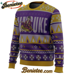 Gintama Smokin Shinsuke Ugly Christmas Sweater
