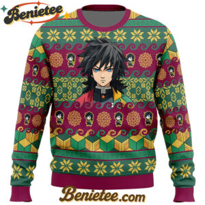 Giyu Tomioka Demon Slayer Ugly Christmas Sweater
