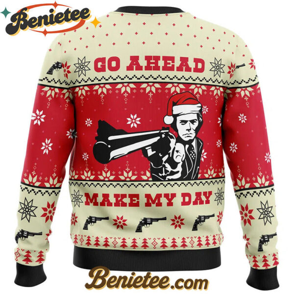 Go Ahead Make My Day Dirty Harry Ugly Christmas Sweater