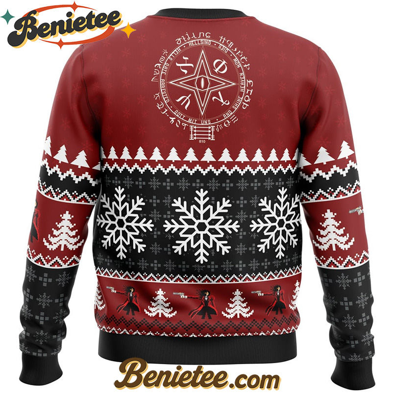 God With Us Hellsing Ugly Christmas Sweater