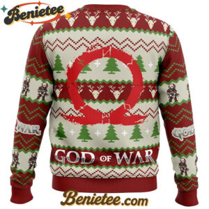 God of Christmas God of War Ugly Christmas Sweater