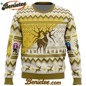 Golden Deer Fire Emblem Ugly Christmas Sweater