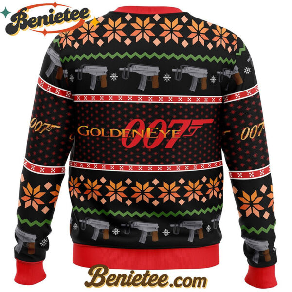 Golden Eye Ugly Christmas Sweater