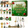 Golf Advent Calendar 2025, Christmas Countdown Advent Calendar Gift Box with 24 Acrylic Ornaments