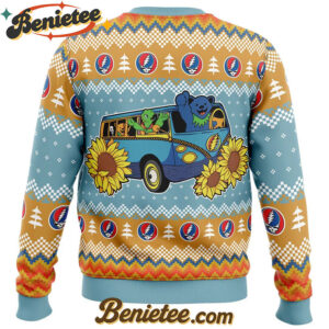 Grateful Dead Bus Grateful Dead Ugly Christmas Sweater